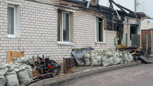 Professional Fire Damage Removal technician working in Aldie, VA